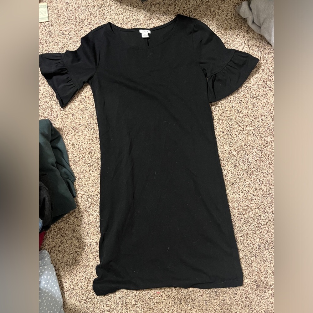 Black J crew dress